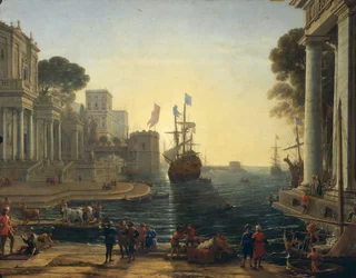 Odysseus bringer Chryseis tilbage til hendes far